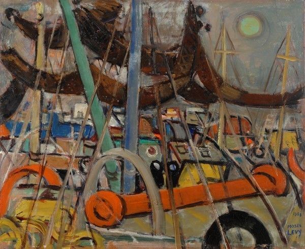 Moses Levy - Darsena a Viareggio