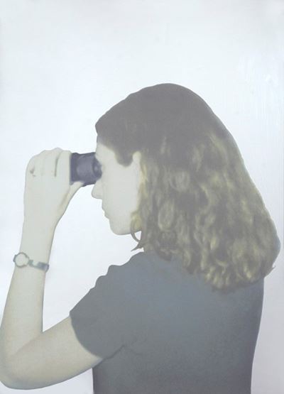 Donna con Binocolo