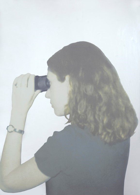 Michelangelo Pistoletto - Donna con Binocolo