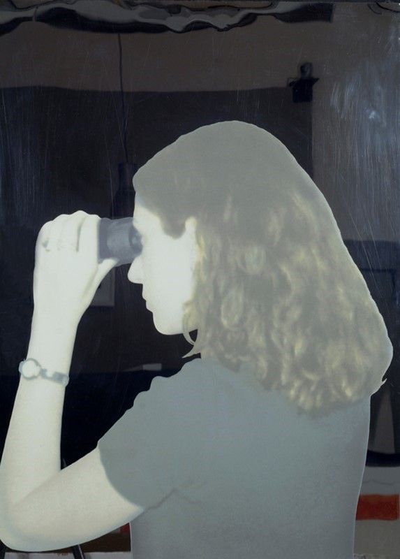 Michelangelo Pistoletto - Donna con Binocolo