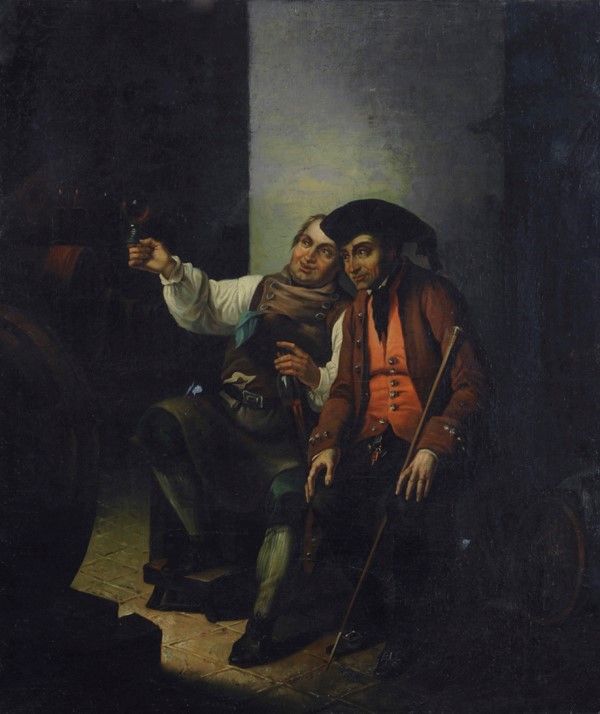Anonimo, XIX Sec. - Il Gioco degli Scacchi; Conversazioni in Cantina