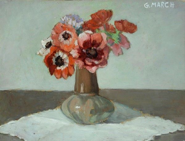 Giovanni March - Vaso con Fiori