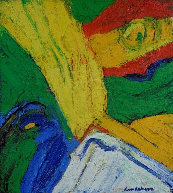 Bengt Lindstr&#246;m : Senza titolo  (1988)  - Olio su tela - Auction Autori del XIX e XX sec., arte moderna e contemporanea - I - Galleria Pananti Casa d'Aste