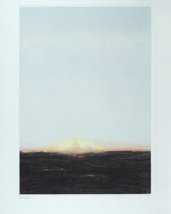 Piero Guccione - Paesaggio