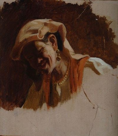 Testa di Vecchia Contadina