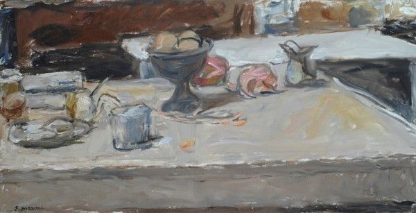 Enzo Faraoni : Natura morta  - Olio su tela - Auction Autori dell'800-900, Arte moderna e contemporanea - I - Galleria Pananti Casa d'Aste