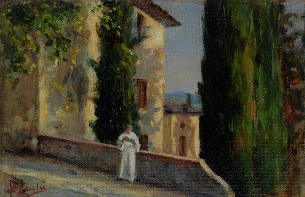 Guglielmo Zocchi - Frate che Legge