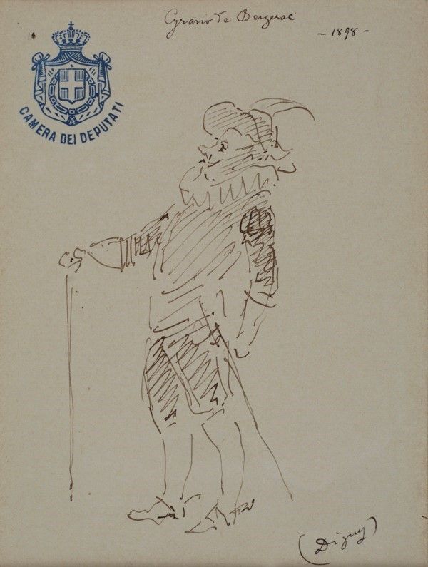 Lotto Composto da Due Disegni