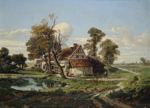 Anonimo, XIX sec. : Paesaggio  - Auction ANTIQUARIATO - Galleria Pananti Casa d'Aste