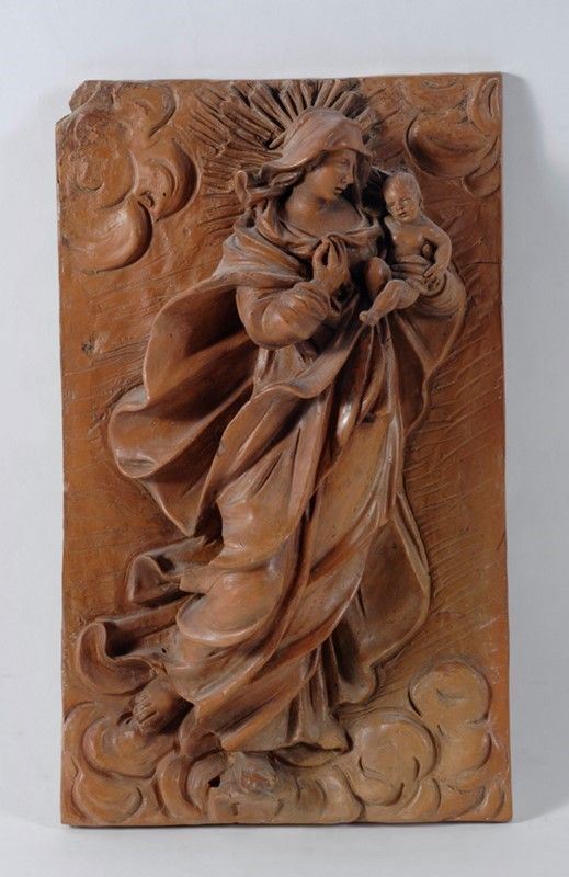Scuola Emiliana, prima met&#224;  XVIII sec. - Madonna col Bambino