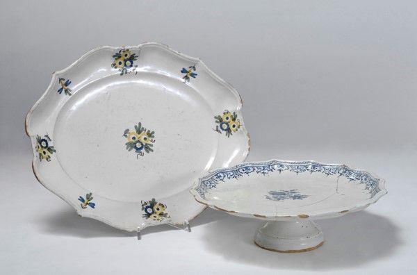 Alzata  - Asta Antiquariato, mobili, porcellane e dipinti antichi - I - Galleria Pananti Casa d'Aste