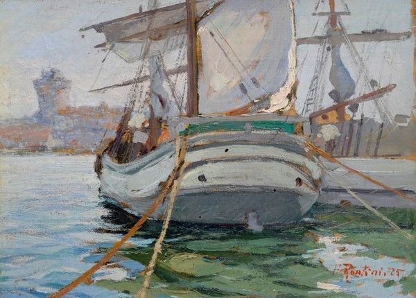 Ferruccio Rontini - Veliero in Porto
