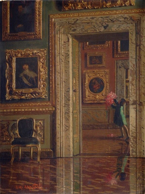 Antonio Maria Aspettati - Interno della Galleria Pitti
