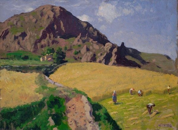 Alberto Zardo : Sasso di Castro  - Olio su legno - Auction Autori dell'800-900, Arte moderna e contemporanea - I - Galleria Pananti Casa d'Aste