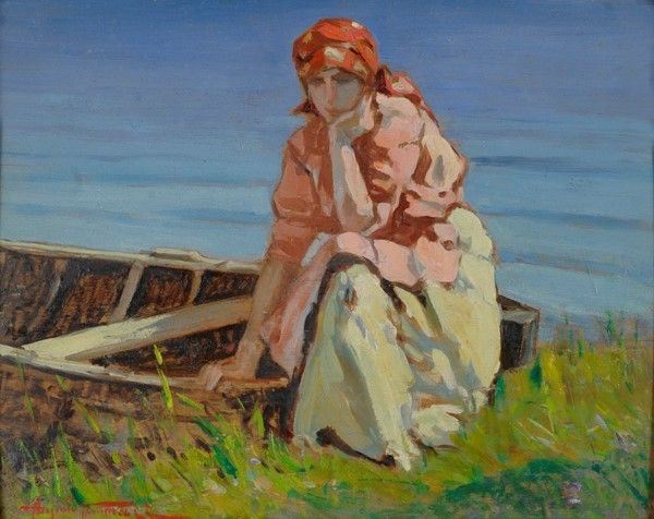 Angiolo Tommasi - Popolana (la Modella Fosca)