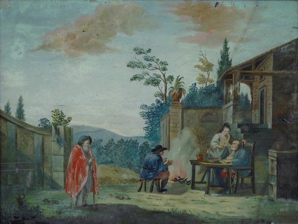 Scuola Veneta, XVIII sec. - Vita contadina