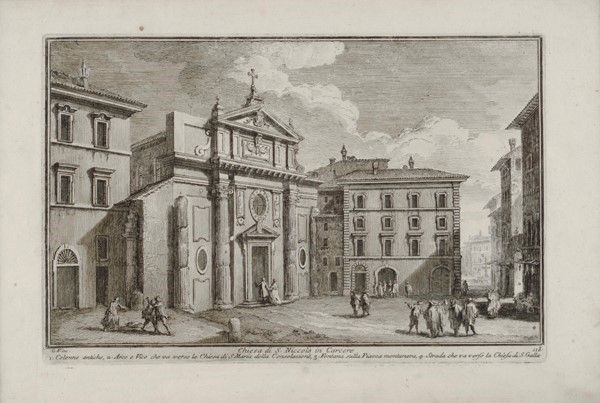 Giuseppe Vasi - Lotto di Quattro Incisioni