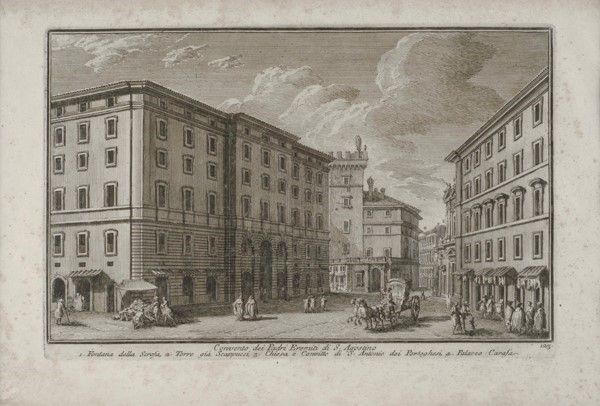 Giuseppe Vasi - Lotto di Quattro Incisioni
