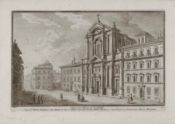 Giuseppe Vasi - Lotto di Quattro Incisioni