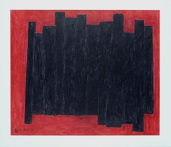 Mario Nuti : Composizione  (1950)  - Tecnica mista su cartoncino - Asta Autori dell'800-900, Arte moderna e contemporanea - I - Galleria Pananti Casa d'Aste