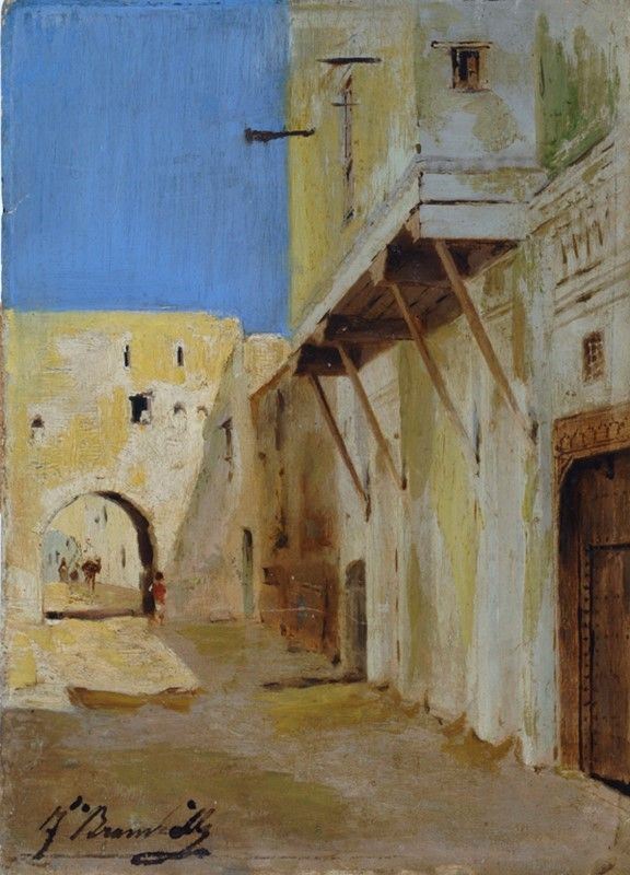 Ferdinando Brambilla - Strada in Marocco