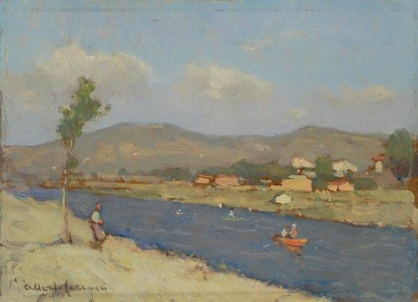 Alberto Cecconi - L'Arno a Bellariva