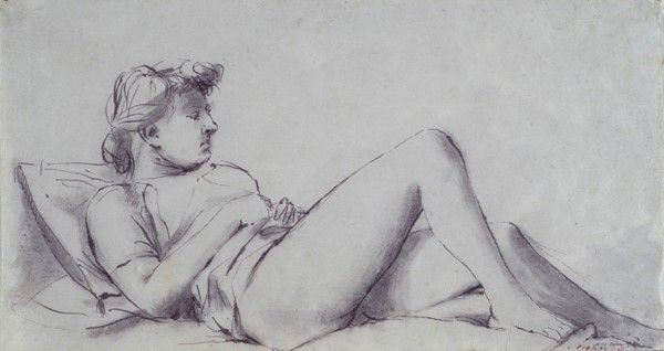 Giacomo Manzù - Donna Distesa