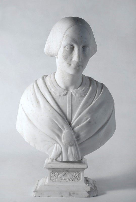 Anonimo, XIX sec. - Busto di donna