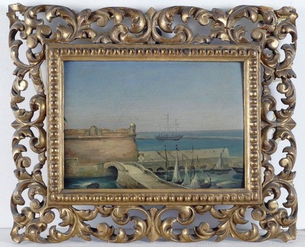 Fabio Borbottoni - Veduta Dell'antico Porto di Livorno