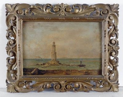 Veduta del Molo di Livorno