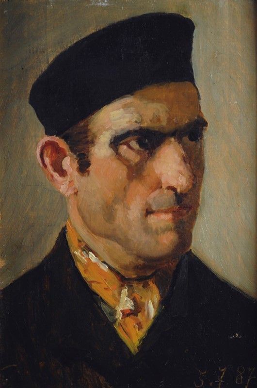 Lorenzo Delleani - Ritratto virile