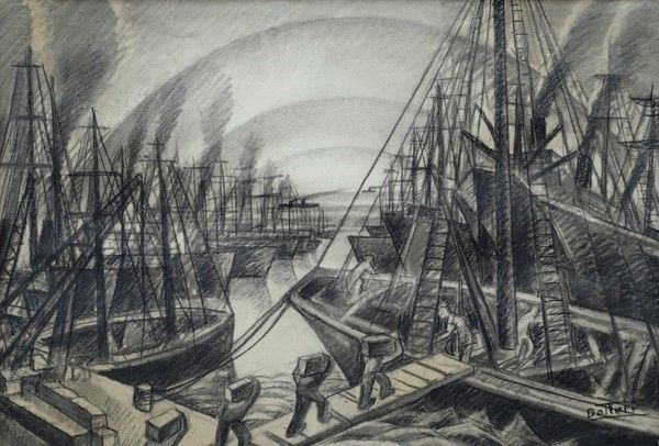 Gerardo Dottori - Porto di la Spezia