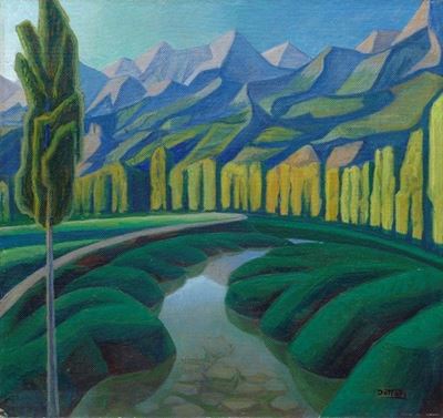 Paesaggio della Versilia (il Cinquale)