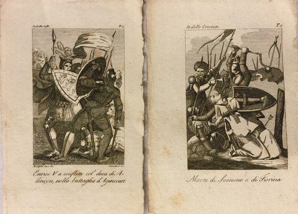 Coppia di stampe  - Asta Antiquariato, mobili, porcellane e dipinti antichi - I - Galleria Pananti Casa d'Aste