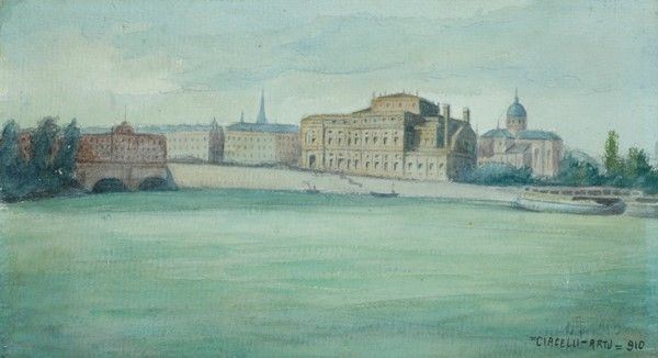 Arturo Ciacelli - Veduta di Stoccolma