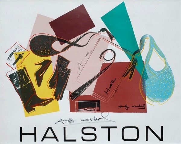 Andy Warhol : Halston advertising campaign  (1982)  - Serigrafia a colori - Asta Arte Moderna e Contemporanea - Galleria Pananti Casa d'Aste