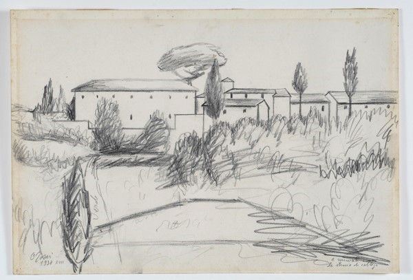 Ottone Rosai - Paesaggio