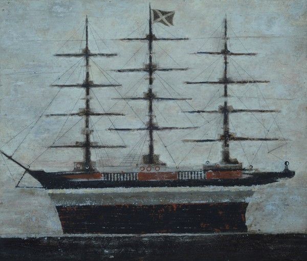 Pino Pascali : Veliero  (1963)  - Tecnica mista su tavola - Auction Arte Moderna e Contemporanea - Galleria Pananti Casa d'Aste