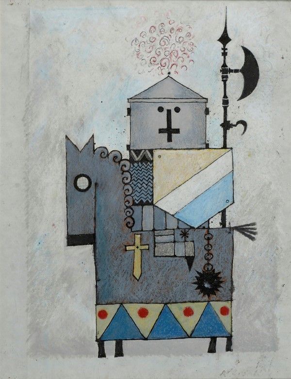 Pino Pascali - Cavaliere medievale