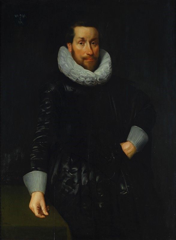 Attr. a Nicolaes Eliaszoon Pickenoy - Ritratto di Uomo