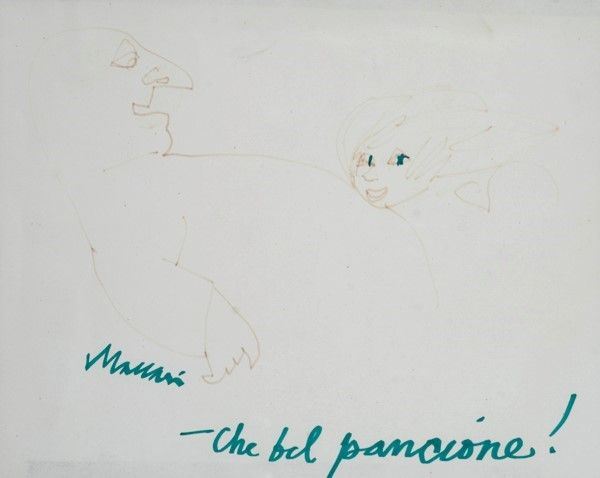 Mino Maccari - Che bel pancione!