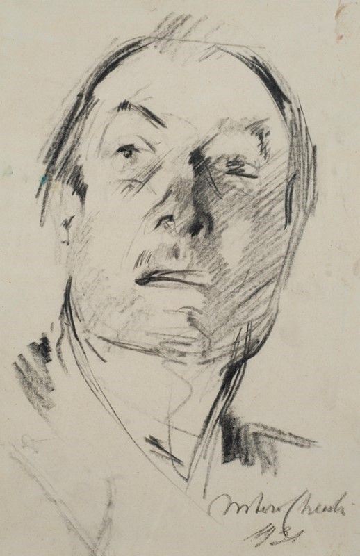 Arturo Checchi : Ritratto  (1931)  - Matita su carta - Auction Autori dell'800-900, Arte moderna e contemporanea - I - Galleria Pananti Casa d'Aste