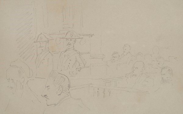 Francesco Gioli - In Tribunale (fronte e Retro)