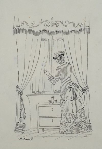 Donna di Spalle alla Finestra