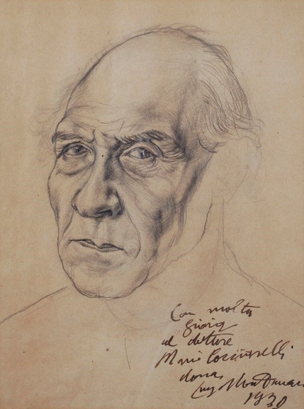 Luigi Montanarini - Ritratto Maschile; Ritratto Femminile