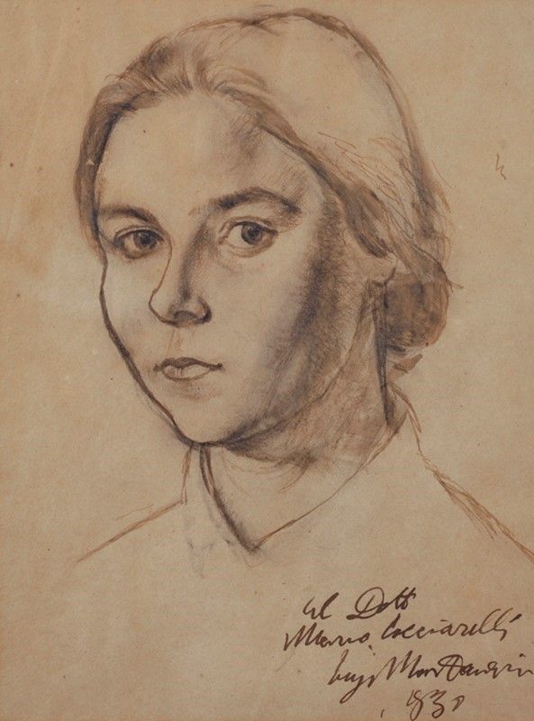 Luigi Montanarini - Ritratto Maschile; Ritratto Femminile