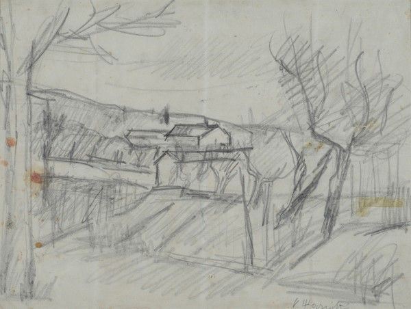 Umberto Mariotti - Paesaggio campestre