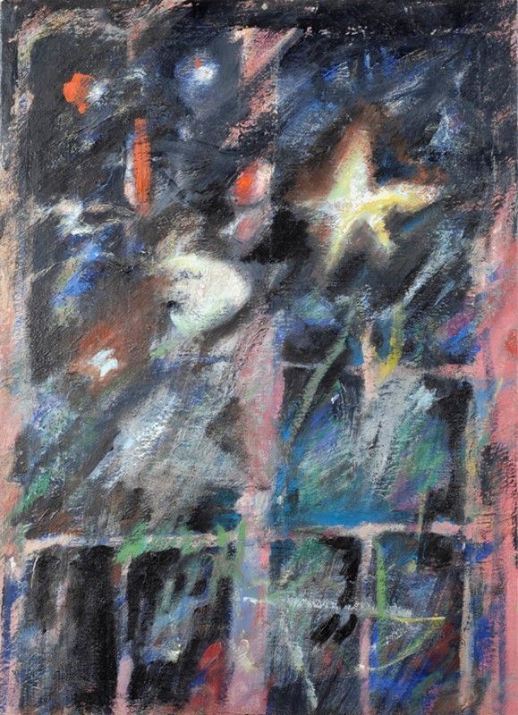 Giosetta Fioroni : Piccolo notturno  (1985)  - Olio su tela - Asta Arte Moderna e Contemporanea - Galleria Pananti Casa d'Aste