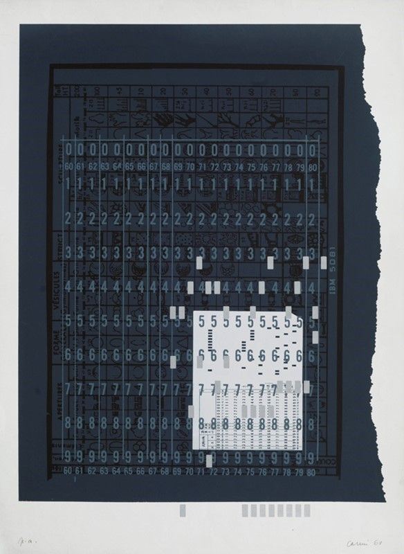 Eugenio Carmi : Senza Titolo  (1964)  - Serigrafia a colori - Asta Arte Moderna e Contemporanea - Galleria Pananti Casa d'Aste