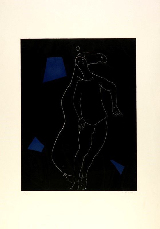 Marino Marini : La Sorpresa II  (1973)  - Acquaforte e Acquatinta a colori su Carta Magnani - Auction Arte Moderna e Contemporanea - Galleria Pananti Casa d'Aste